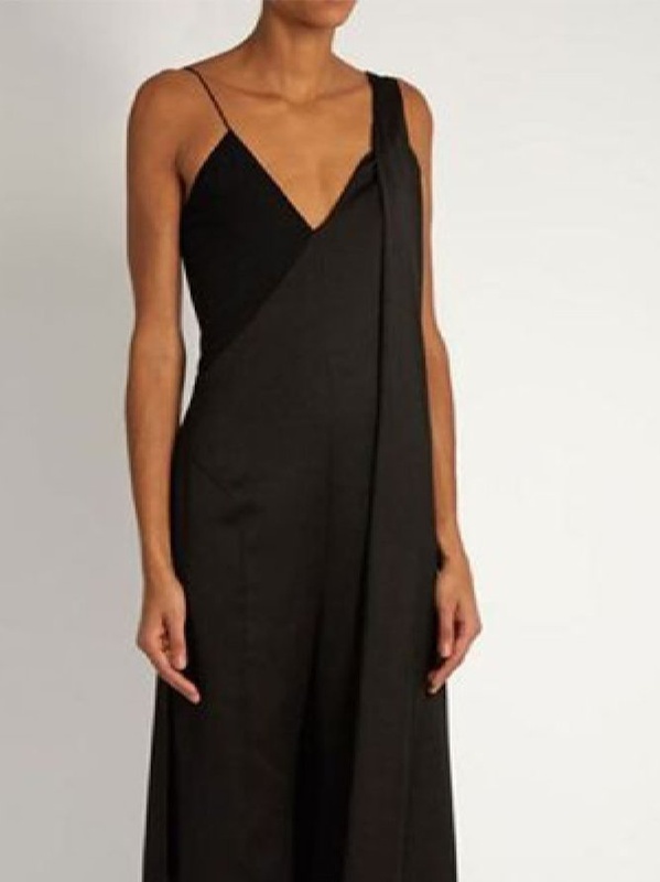 Vintage Sleeveless Solid Weaving Handmade Dress