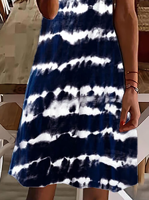 Plus size Casual V neck Short Sleeve Handmade Dress