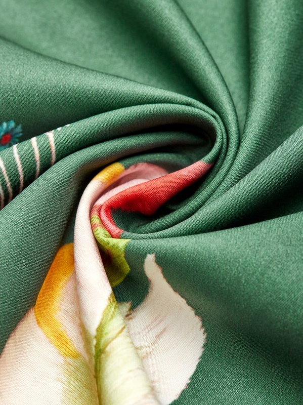 Womens Sleeveless Floral Print Casual Weaving Handmade Dress