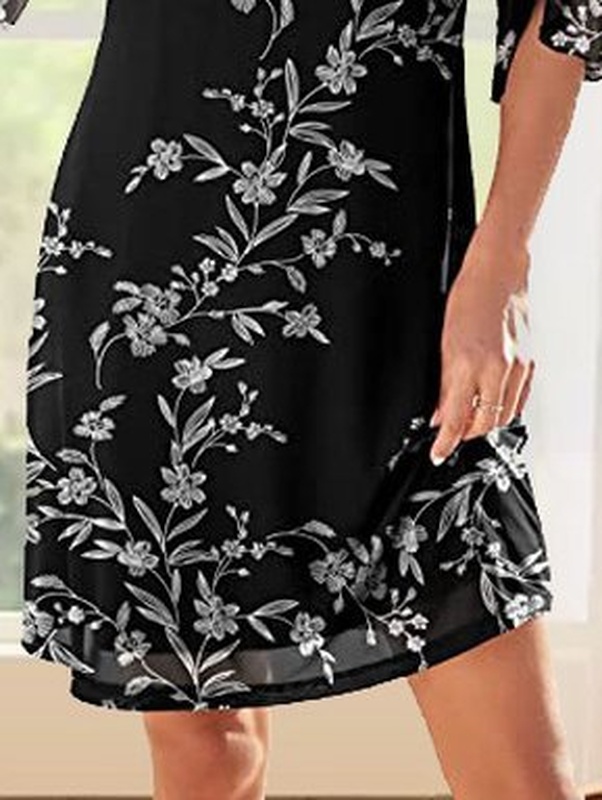 Chiffon Loose Vacation Handmade Dress