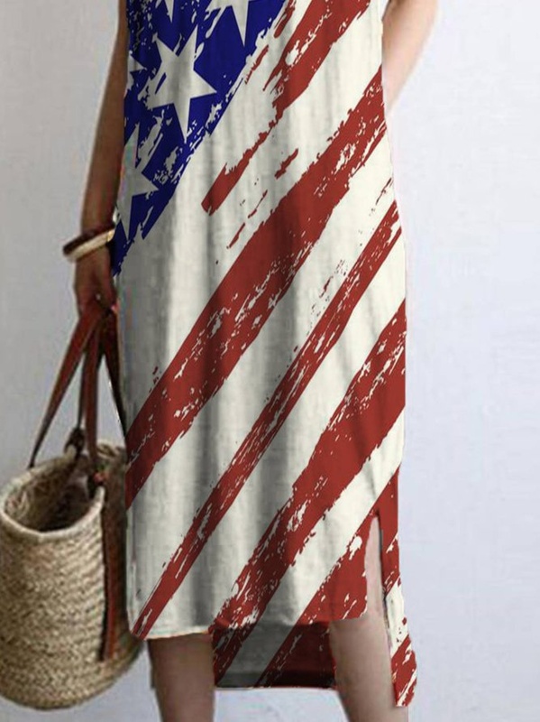 Cotton Shift Casual Weaving Handmade Dress