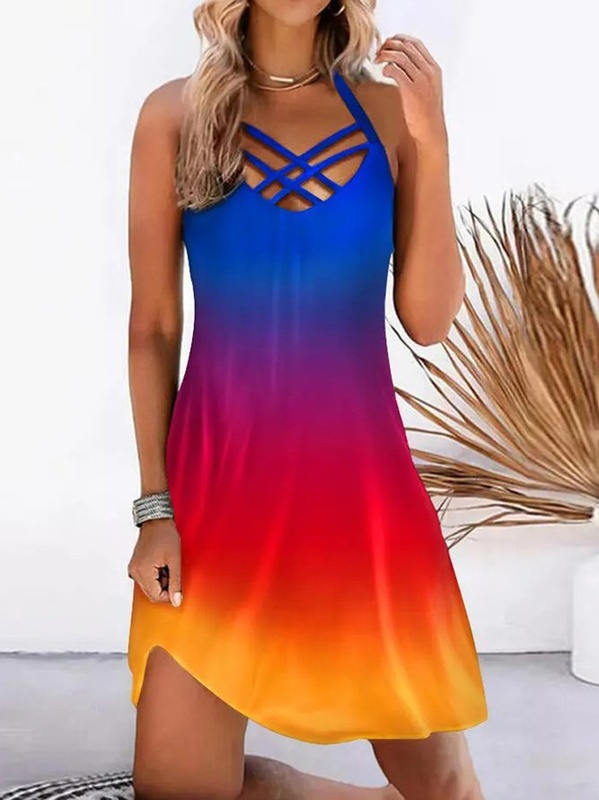 Jersey Casual Ombre Regular Fit Shorts