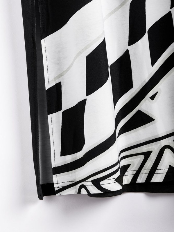 Crew Neck Geometric Loose Casual Boho Handmade Dress