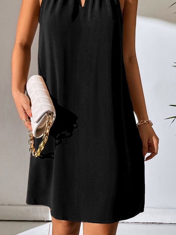 Halter Loose Chain Party Handmade Dress