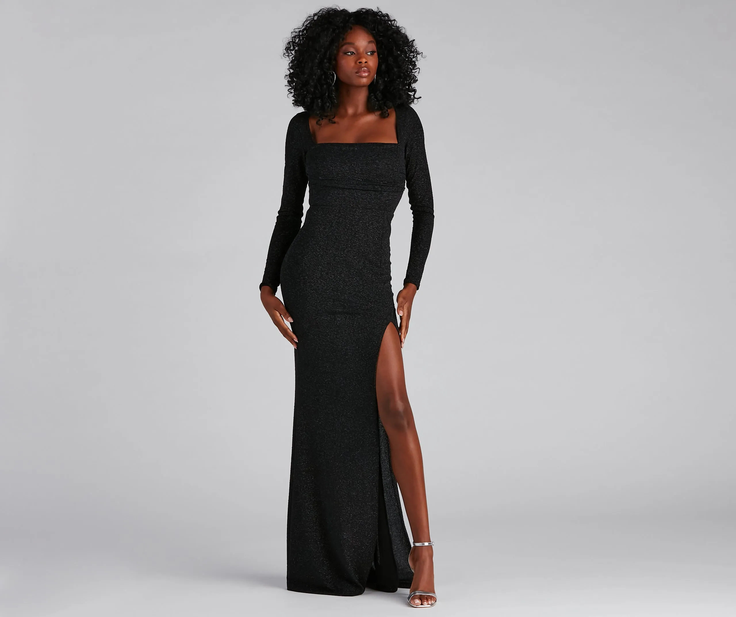 Black Women‘s Long Dress