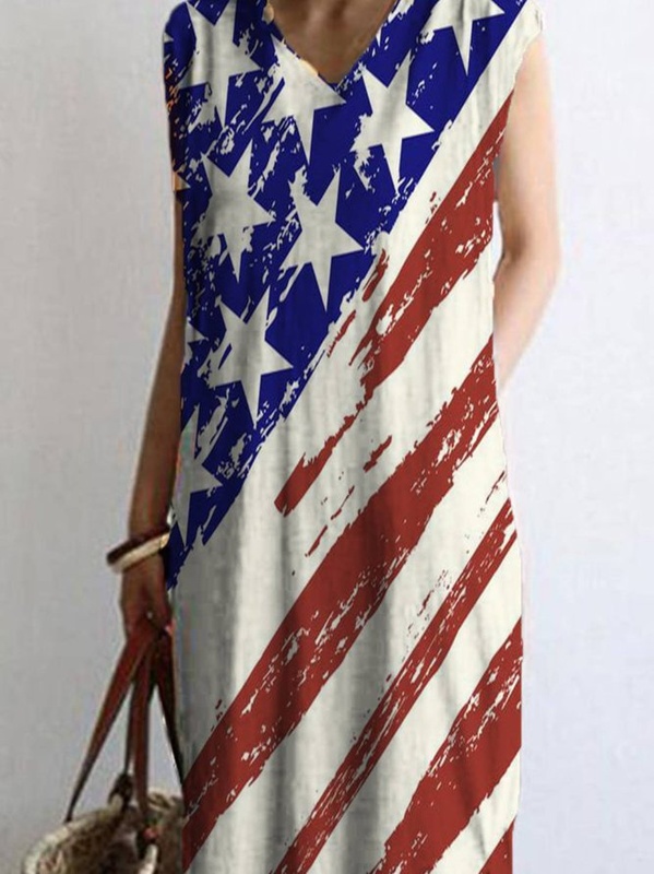 Cotton Shift Casual Weaving Handmade Dress