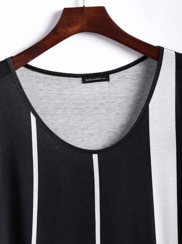 Crew Neck Geometric Loose Casual Boho Handmade Dress