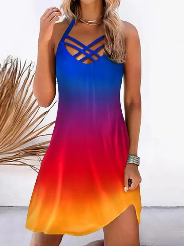 Jersey Casual Ombre Regular Fit Shorts