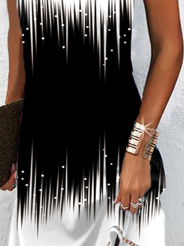 Hollow Out Casual Crew Neck Handmade Dress