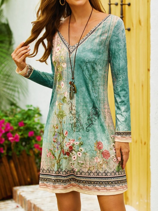 Loose Casual Handmade Dress