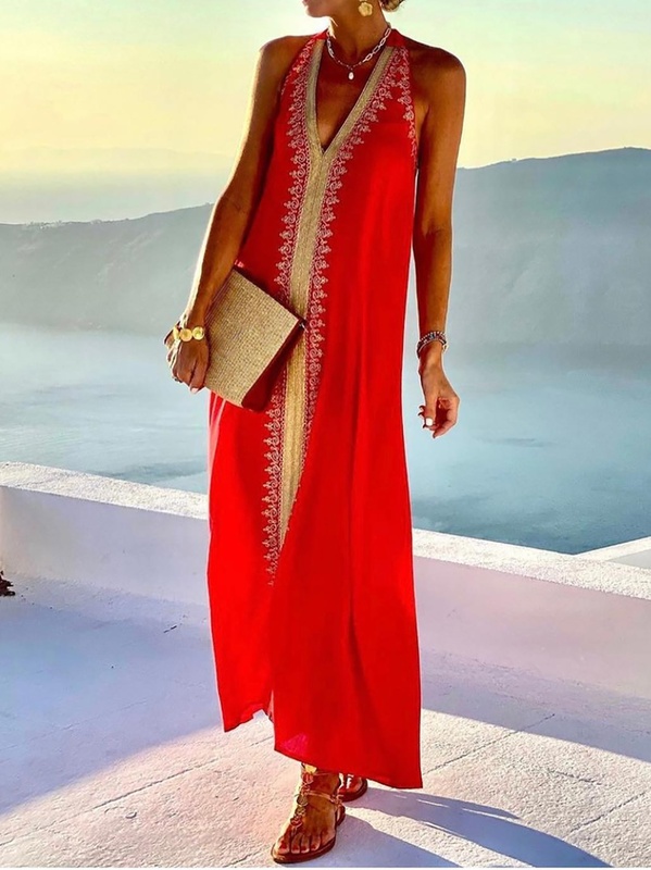 Casual Loose Handmade Dress