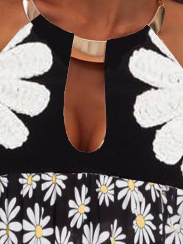 Shift Vintage Cotton Blend Sleeveless Weaving Handmade Dress