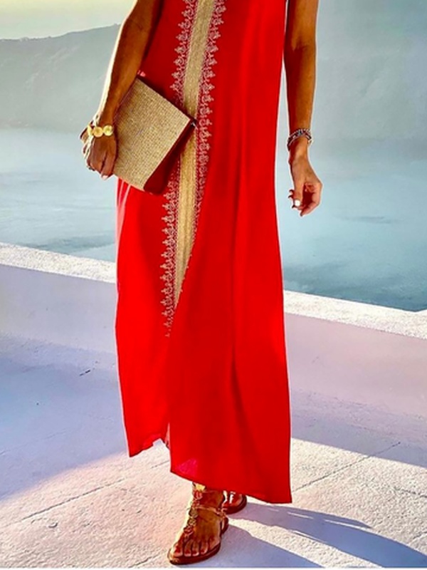 Casual Loose Handmade Dress